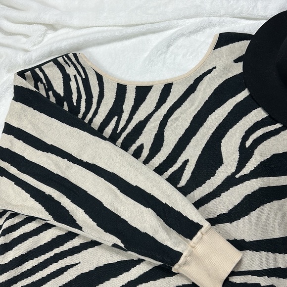 🆕 Anthropologie • Zebra Sweater - Picture 3 of 6